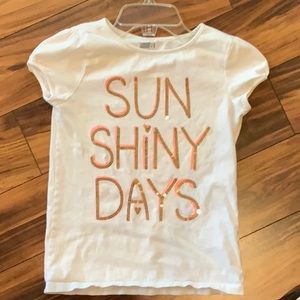 Crazy 8 Girls sequin words shirt